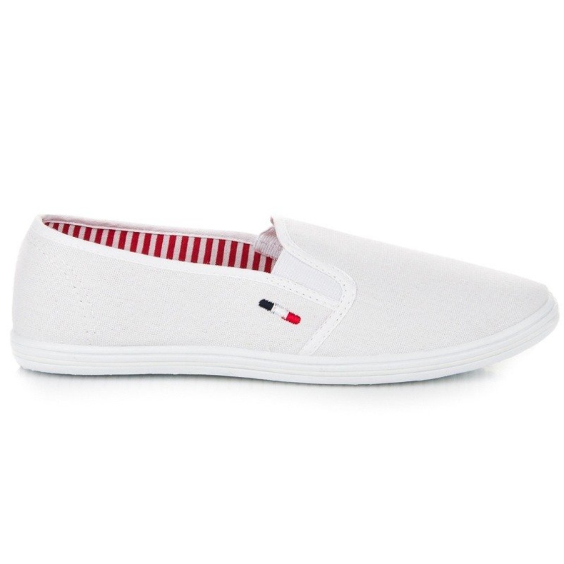 McKey Slipons in tessuto bianco bianca