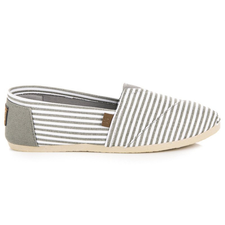McKey Comode espadrillas a righe grigio