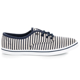 McKey Scarpe da ginnastica in stile marinaio blu