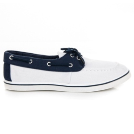 McKey Sneakers, mocassini da vela bianca