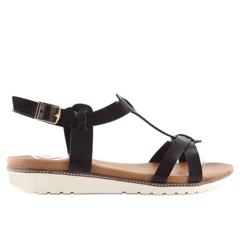 Sandali neri da donna C1822 neri nero