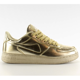 Scarpe sportive colori pazzi B731 Gold d'oro