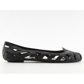 Ballerine meliski nere traforate KM127 nere nero