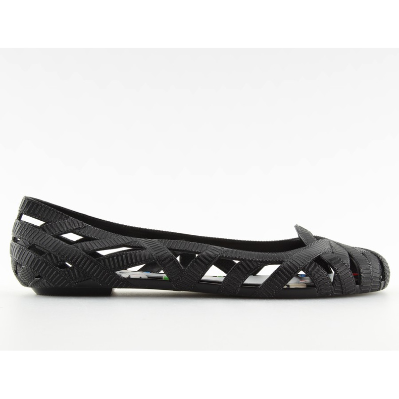 Ballerine meliski nere traforate KM127 nere nero