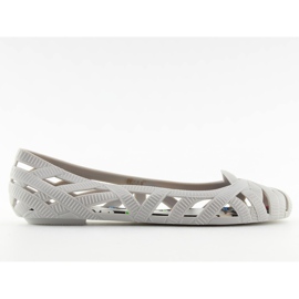 Ballerine Meliski grigio traforato KM127 L.GRIGIO