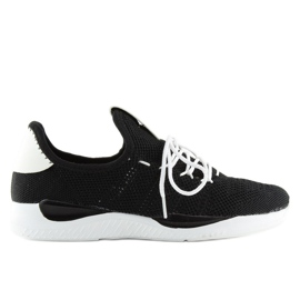 Scarpe sportive nere BK367 nere bianco nero