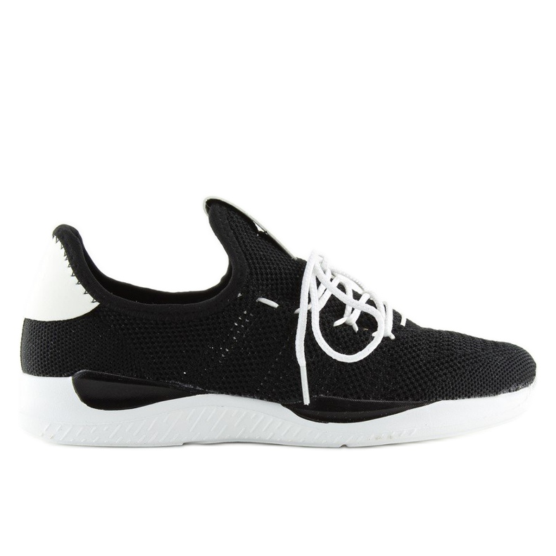 Scarpe sportive nere BK367 nere bianca nero
