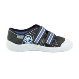Befado scarpe per bambini, scarpe da ginnastica, pantofole 672x059 grigio blu