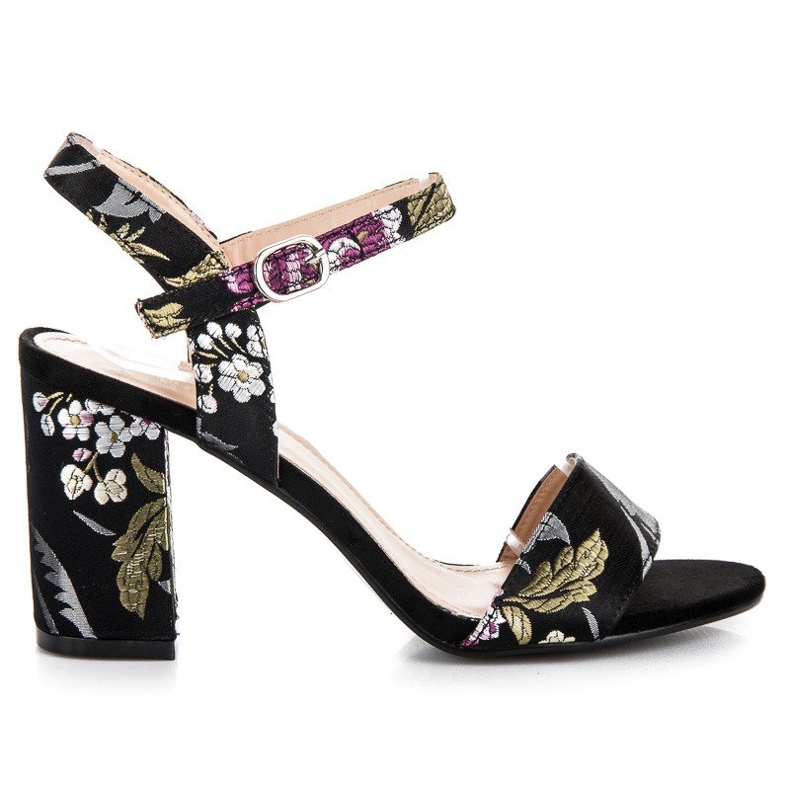 Seastar Sandali casual con tacco alto nero