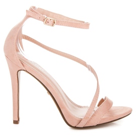Seastar Sandali eleganti con tacco alto rosa