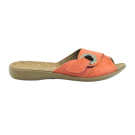 Befado 265d006 Ciabattine in velcro arancia