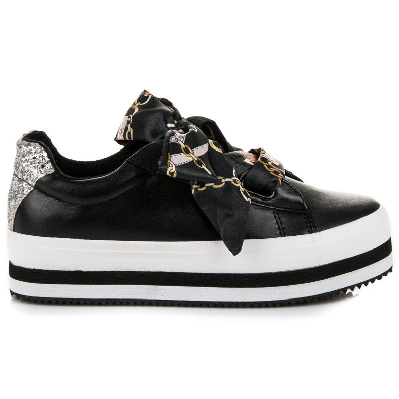 Vices Sneaker alla moda sulla piattaforma dei vizi nero