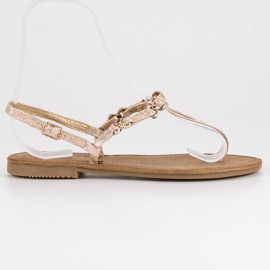 Comer Sandali chiusi con fibbia rosa
