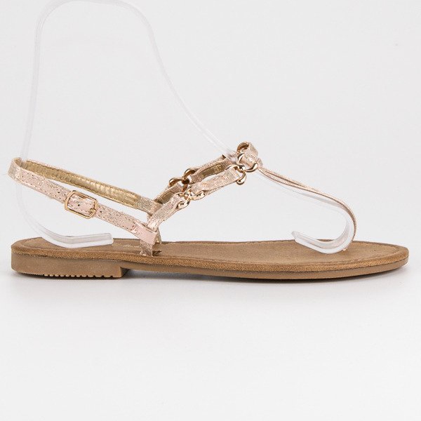 Comer Sandali chiusi con fibbia rosa