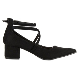 Décolleté VICES in pelle scamosciata nero