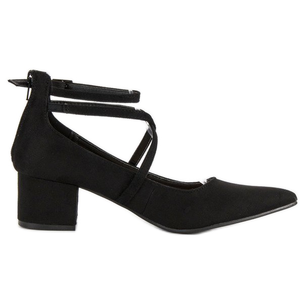Décolleté VICES in pelle scamosciata nero