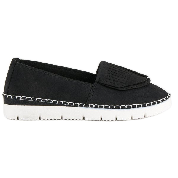 Vices Scarpe senza lacci Boho nero