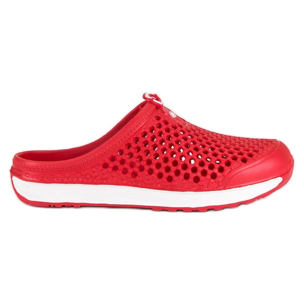 Hasby Ciabatte traforate rosse rosso