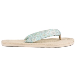 Ax Boxing Espadrillas infradito bianco verde