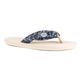 Ax Boxing Infradito espadrillas bianco blu navy