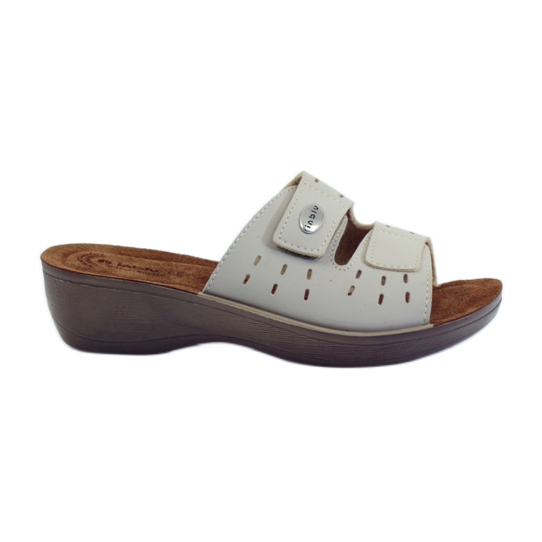 Zeppa velcro Inblu PL029 beige