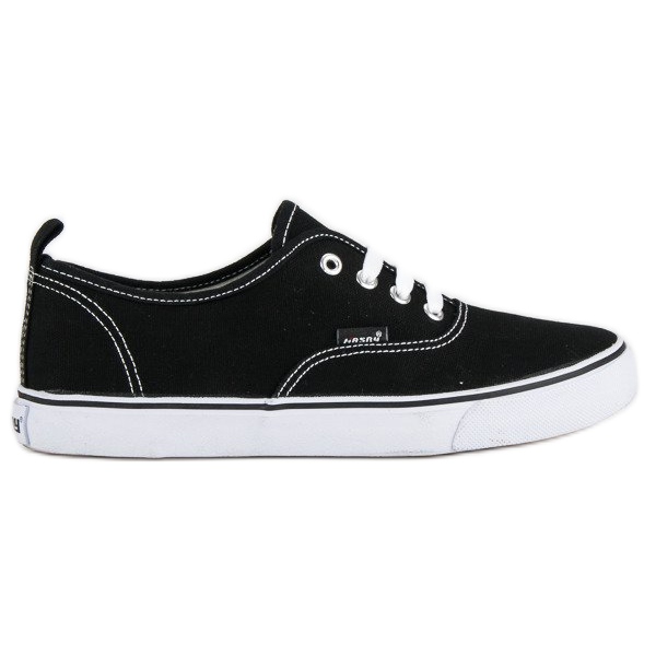 Hasby Sneakers nere stringate nero