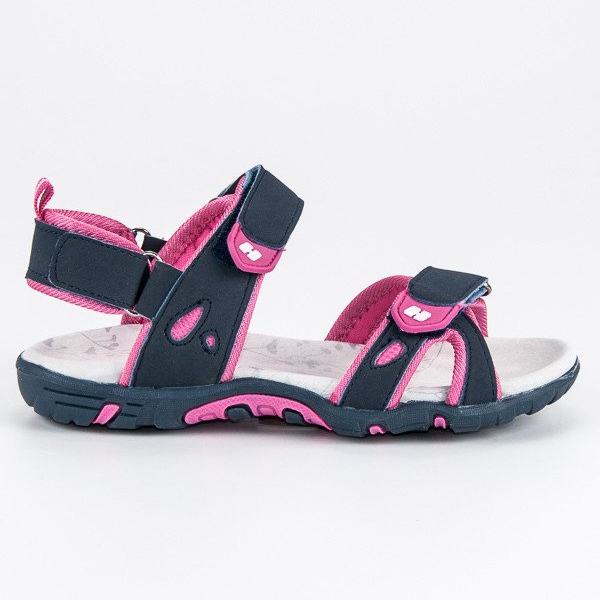 Hasby Comodi sandali in velcro blu