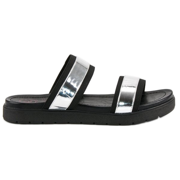 Kylie Ciabatte a specchio nero