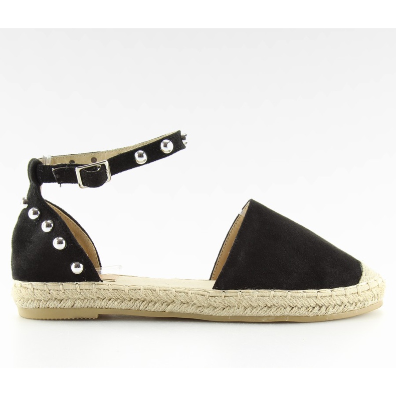 Espadrillas nere con borchie A636-ESP-1 nere nero