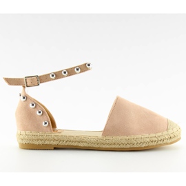 Espadrillas con borchie rosa A636-ESP-1 rosa