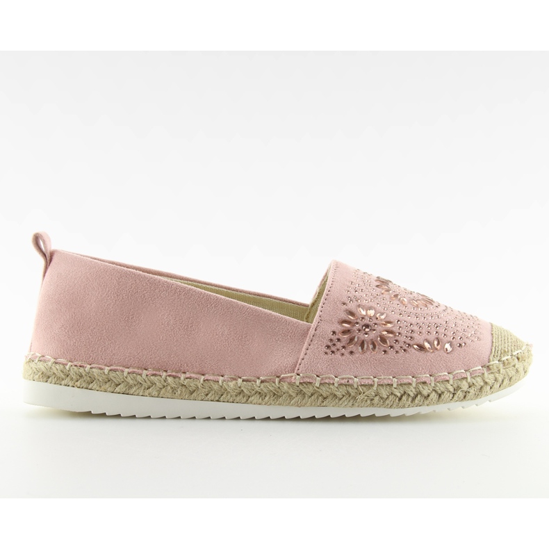Espadrillas decorate con rosa 5599-1 Rosa