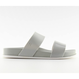 Grigio KM122 L. Infradito in silicone grigio