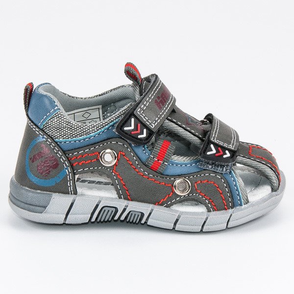 Hasby Sandali da bambino integrati grigio