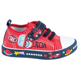 American Club Sneakers spaziali per bambini rosso