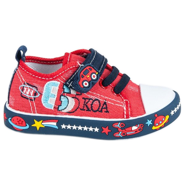 American Club Sneakers spaziali per bambini rosso