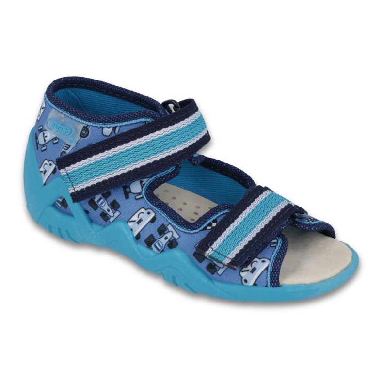 Scarpe da bambino Befado gialle 250P071 blu