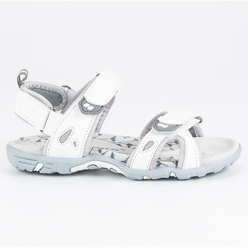 Hasby Comodi sandali in velcro bianca