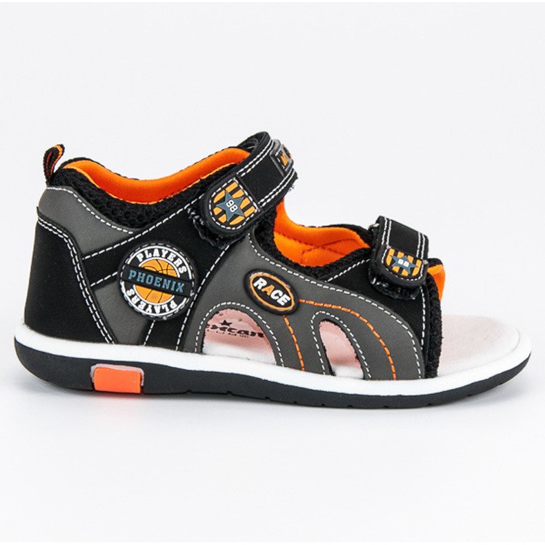 American Club Sandali per bambini americani nero