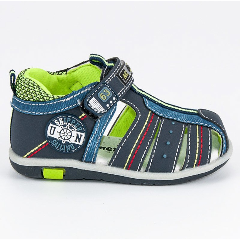 American Club Sandali denim americani blu