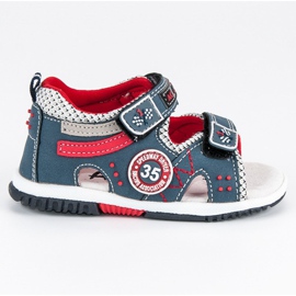 American Club Comodi sandali americani blu