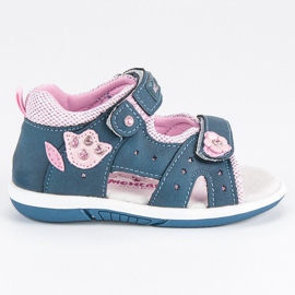 American Club Sandali ragazza americana blu