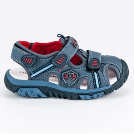 American Club Sandali da ragazzo americano blu