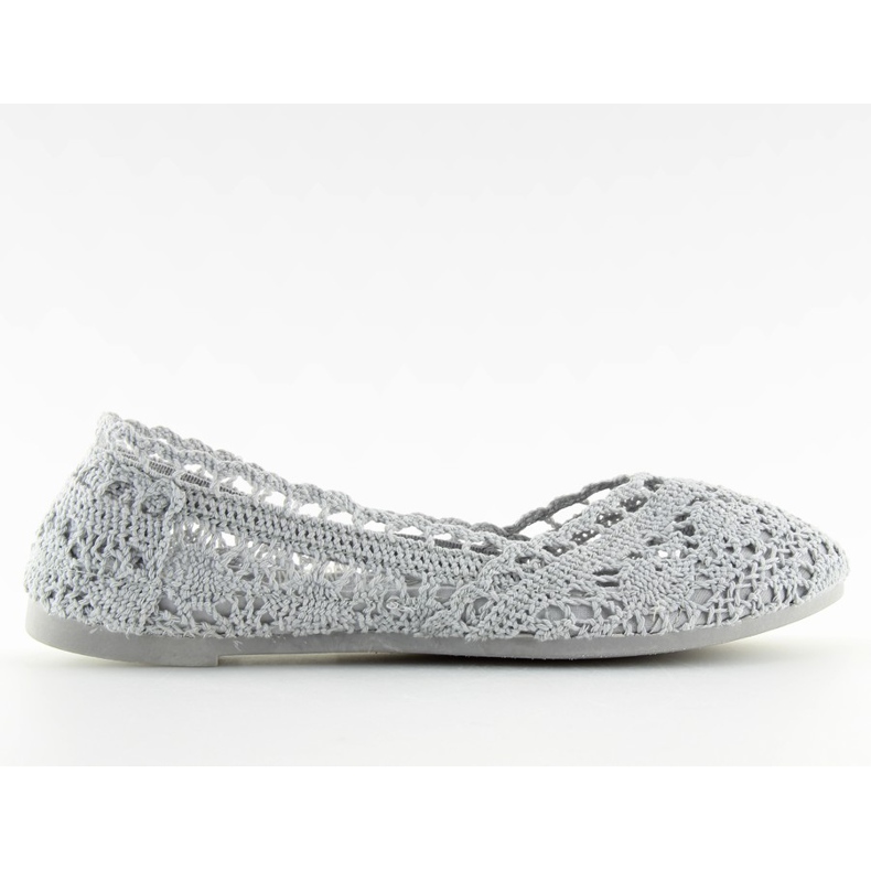Ballerine stringate grigie JX59P grigio