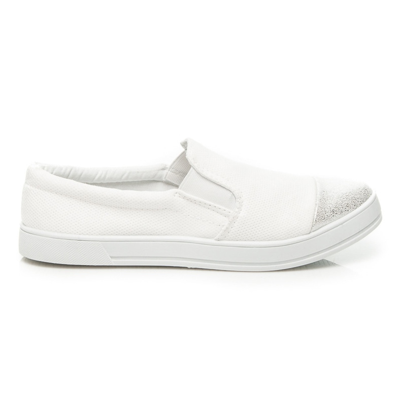 Balada Slip on stile alla moda bianca