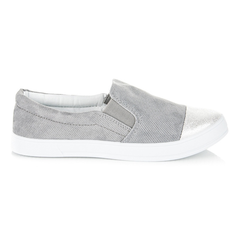 Balada Slip on stile alla moda grigio