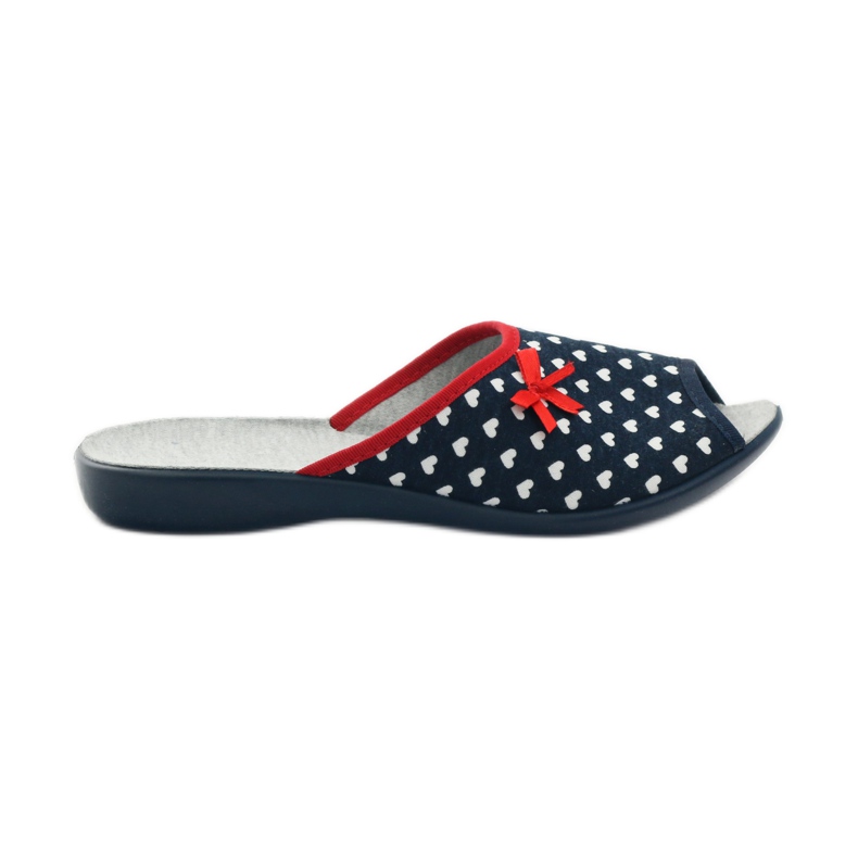 Befado scarpe da donna pu 254D063 bianca blu navy