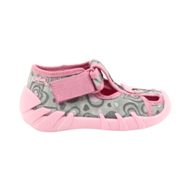 Scarpe per bambini Befado 190P084 grigio rosa