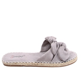 Pantofole grigie da donna grigie LL-119 Grey grigio