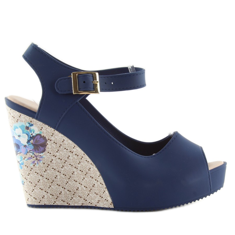 Meliski su zeppe, blu navy KM115-3