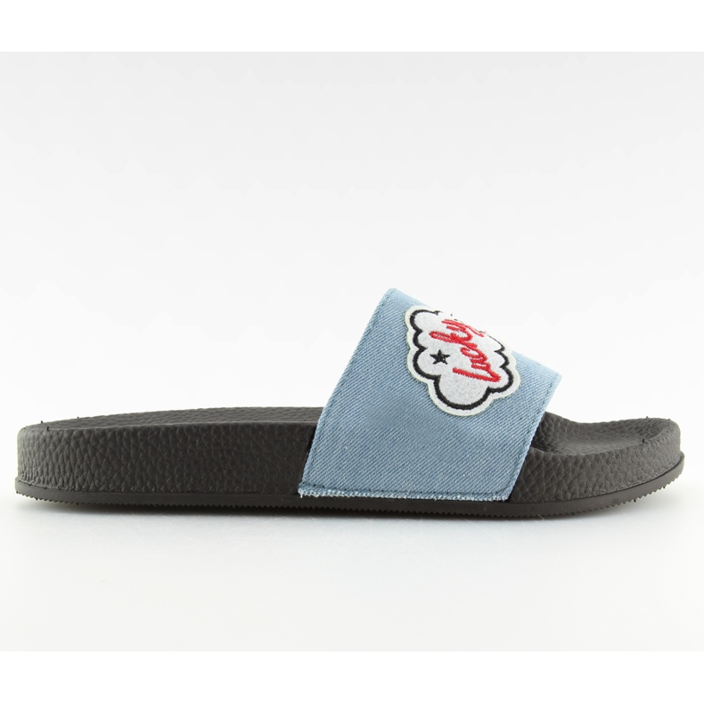 Ciabatte in denim blu ZY-1205 L.BLUE